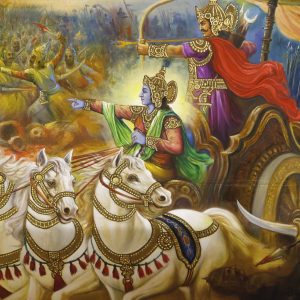 Painting of Krishna the charioteer