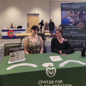 Gail tabling for the CPD