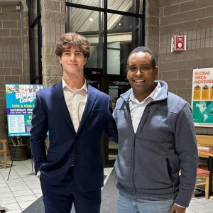 Lancey and Congressman Neguse